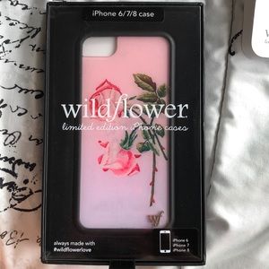 Brand New Wildflower Rose iPhone Case